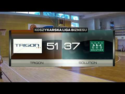Trigon vs Solution - XIII kolejka - Warszawa - Koszykarska Liga Biznesu