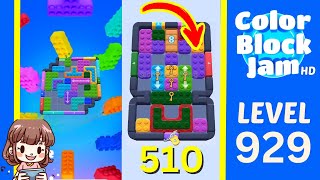Solution du Niveau 929 de Color Block Jam
