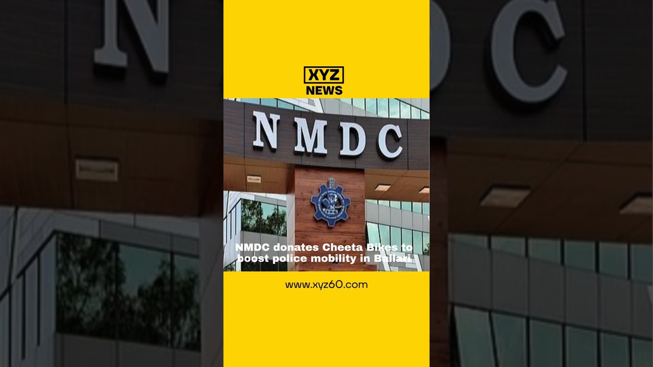 NMDC donates Cheeta Bikes to boost police mobility in Ballari
