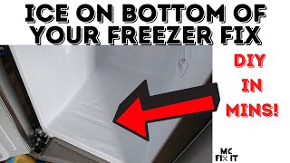 Ice on Bottom of Freezer Repair! Samsung Fridge & Freezer (Complete Guide) Samsung RS261MDRS
