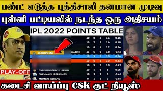 Pant good move srh lose match, points table again csk gets last chance playoff | dc vs srh highlight