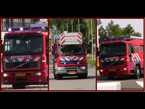 08/08/15 Hulpdiensten met spoed naar brand in restaurant Diggels Barendrecht