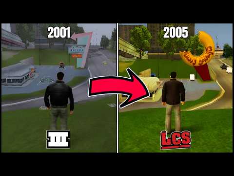 GTA 3 vs GTA Liberty City Stories MAP COMPARISON