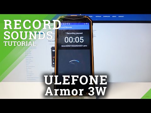 How to Record Sounds – Use Voice Recorder App on ULEFONE Armor 3W