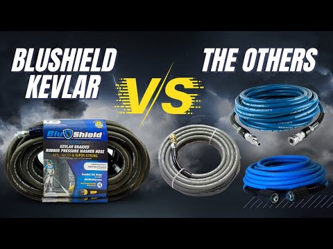 Pressure Washer Hose Battle | Is Blueshield Kevlar better than Essential Washer & Uberflex?