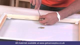 Canvas Hanging and Canvas Hanger Kit How To