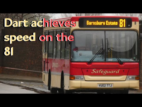 *Fast* | Journey on Route 81 | Safeguard Buses 1 (VU02 TTJ) | Dennis Dart MPD