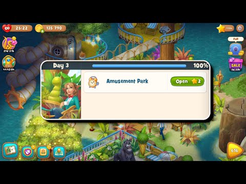 Playrix Gardenscapes New Acres - Amusement Park - Day 3 - Android Gameplay