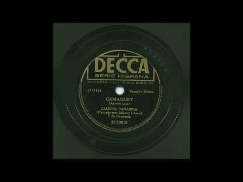 Juanito Sanabria - Camaguey - Decca 21109B