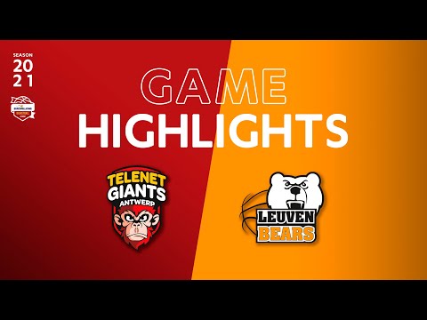 GAME HIGHLIGHTS | Niels De Ridder | Telenet Giants Antwerp vs Leuven Bears