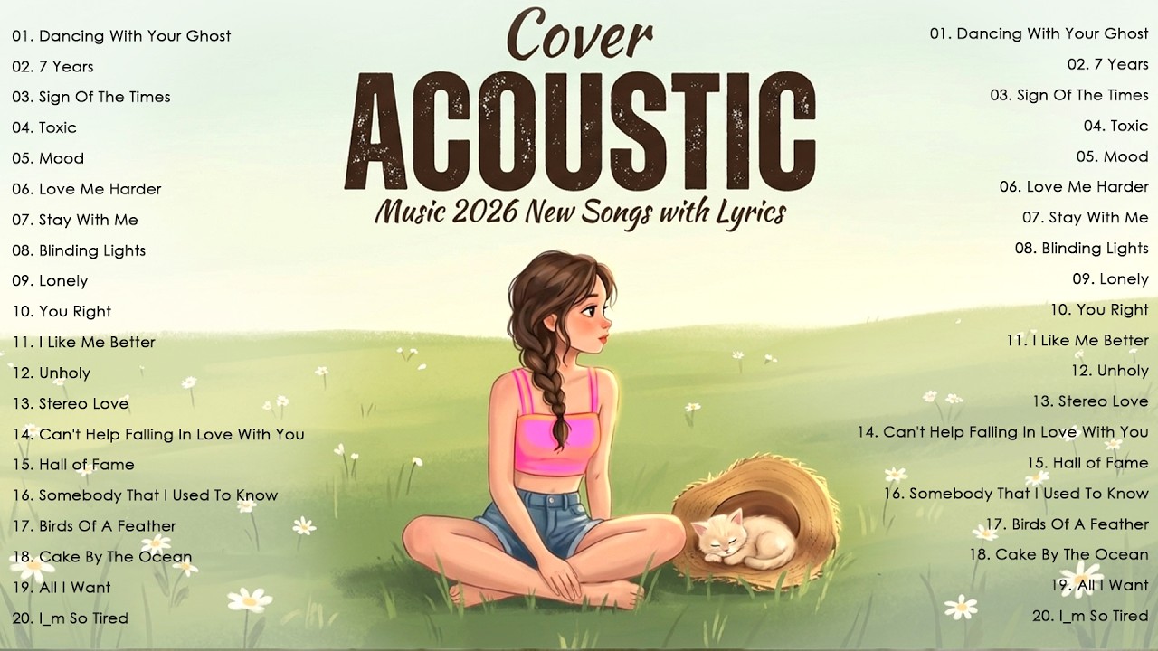 acoustic songs with lyrics 2026 for when you're starting over and that's okay #8