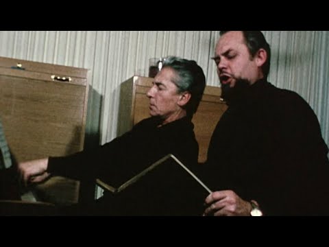 Herbert von Karajan as Accompanist: Wagner rehearsal with Thomas Stewart (1968)