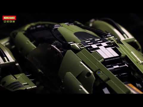 Technical APP Remote Control Moter Power V12 MY88001 Building Blocks Bricks Super Sports Car Constru