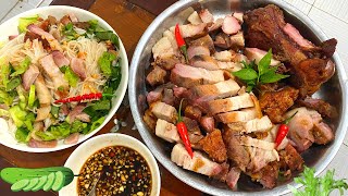 Bún Heo Quay Nước Tương | Cách pha nước tương tỏi ớt ăn bún ngon nhức nách