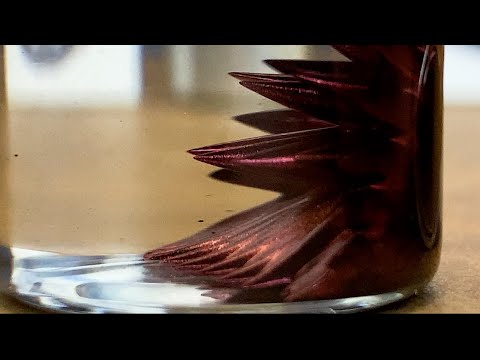 image-Why does ferrofluid make spikes?