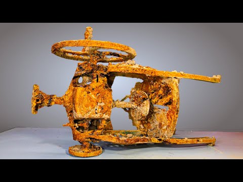 Rusty Antique Ice Crusher Machine Restoration & Testing