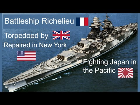 The Battleship Richelieu - Cuirassé Richelieu