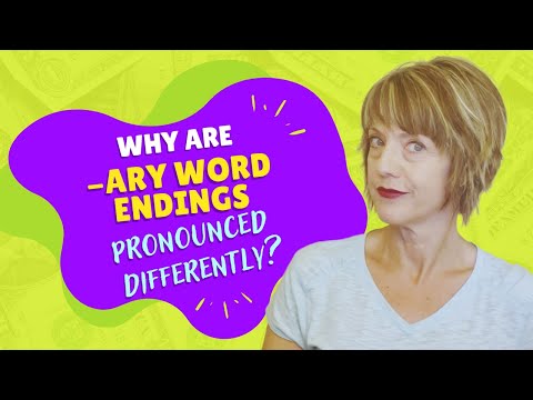 Why are -ary word endings pronounced differently?