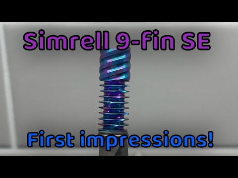 Simrell 9-fin SE Tip + SS FMJ first impressions/Review!