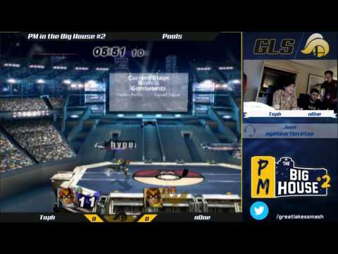 Project M in The Big House #2 Pools - Toph (Falcon) vs. n0ne (Falcon)