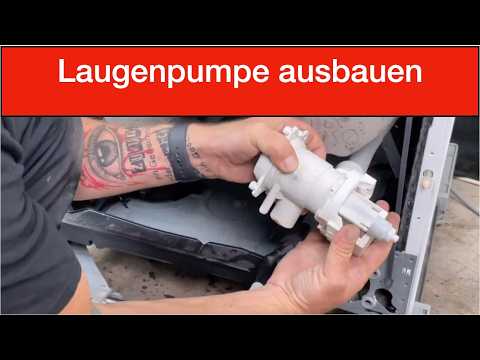 Laugenpumpe tauschen bei einer Waschmaschine