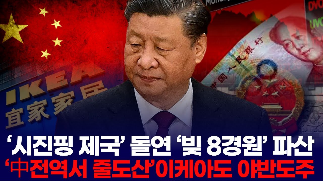 ‘시진핑 제국’ 돌연 ‘빚 8경원’ 파산… ‘中전역서 줄도산’이케아도 야반도주