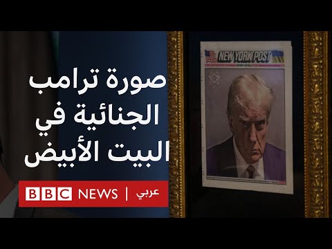فيديو | أول صورة جنائية لرئيس على جدار البيت الأبيض