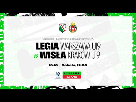 CLJ U19 2025/26: Legia Warszawa U19 vs Wisła Kraków U19 (live)