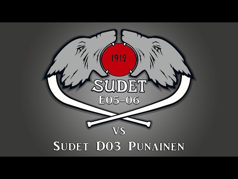 Sudet C01-02  -  Sudet D03 Punainen 3-erä