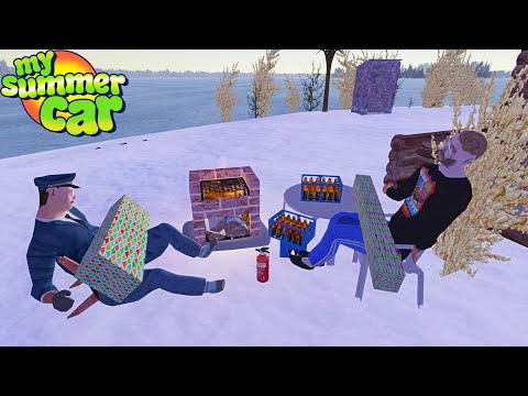 CHRISTMAS 4 - LITTLE PARTY ON THE ISLAND [MY WINTER CAR] - My Summer Car Story #119 | Radex