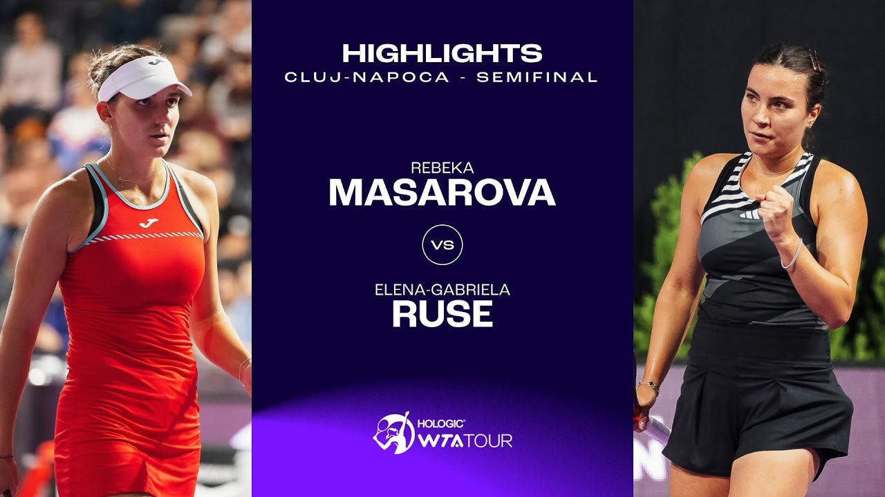 Rebeka Masarova vs. Elena-Gabriela Ruse | 2023 Cluj-Napoca Semifinal | WTA Match Highlights