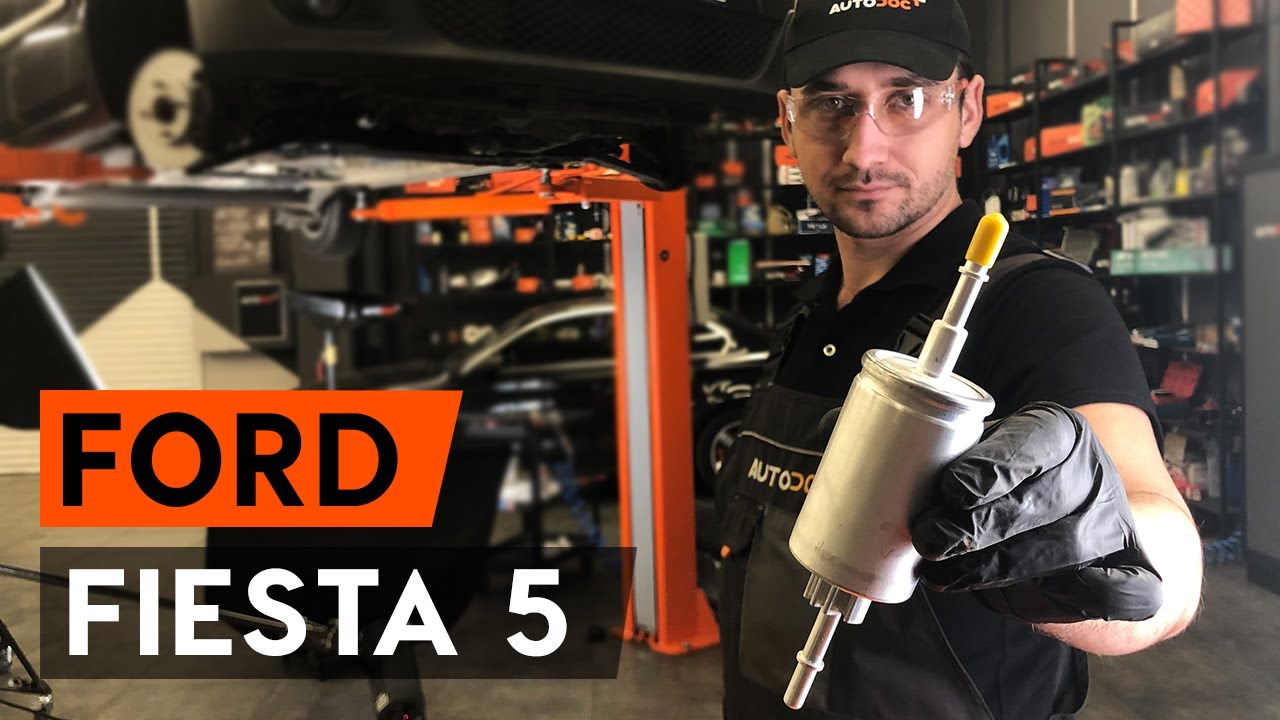 Kako zamenjati avtodel filter goriva na avtu Ford Fiesta V JH JD – vodnik menjave