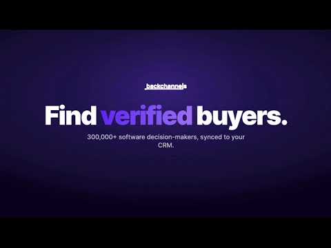 Backchannels video preview