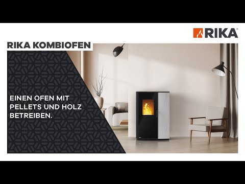 RIKA Kombiofen | Einen Ofen mit Pellets und Holz betreiben.