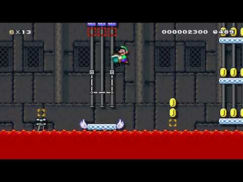 2-C Iggy's Shell Castle by Lagerhaus 🍄 Super Mario Maker 2 ✹Switch✹ #bla