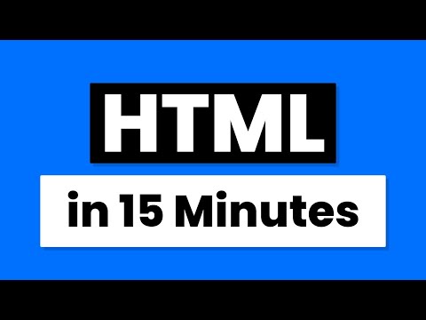 Learn HTML in 15 Minutes
