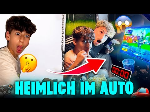 MIDNIGHT SECRET GAMING IN THE CAR🤣❤️(ESCALATED)