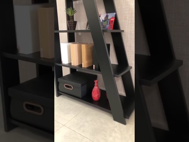 Estante para Livros Star 4 Prateleiras Preto - Artany Móveis