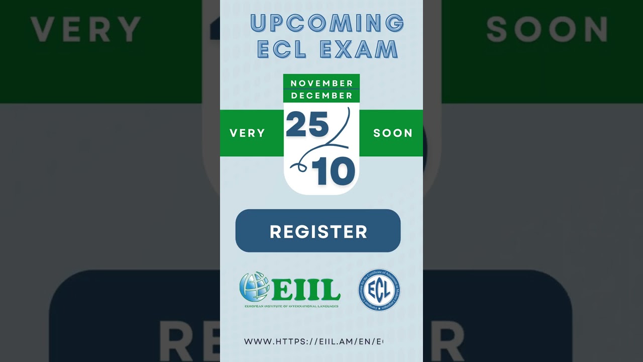 🤩 Yes, you can take the ECL test and get a 🇩🇪 German language certificate in Armenia