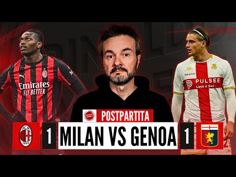 AC MILAN-GENOA 1-1, Leao saves us again! | Post-match with Rinaldo Morelli