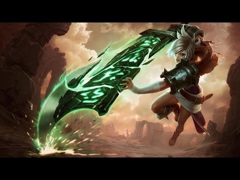 Lucian vs. Riven skirmish top lane.