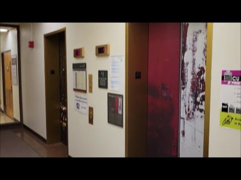 Otis (Schindler Mod) Traction Elevators - Olin Library - Cornell University - Ithaca, NY