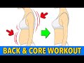 Improve Your Posture Fast 15 Minute Back Core Strengthening Workout