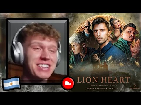 FIRST REACTION TO Lion Heart [Official Music Video - KSHMR x DIVINE x LIT killah
