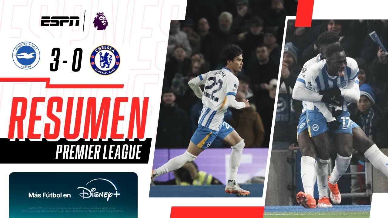 GOLEADA DE LAS GAVIOTAS Y UN PARTIDO PARA EL OLVIDO DE LOS BLUES | Brighton 3-0 Chelsea | RESUMEN
