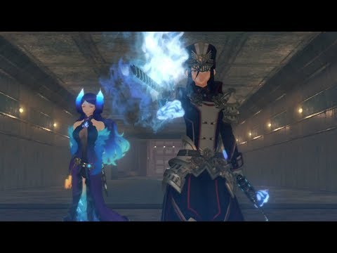 Patroka and Mikhail . Cutscene . Xenoblade Chronicles 2 .