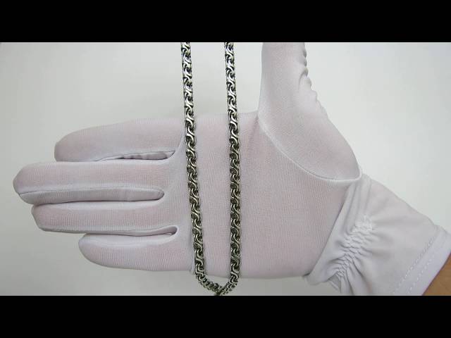 Серебряная мужская цепочка 8002 Видеообзор
