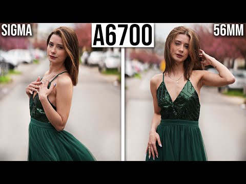 SONY a6700 + Sigma 56mm f1.4 - REALLY the BEST 1500$ APS-C Camera for Portrait Photography? [2024]