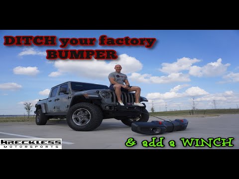 2020 Jeep JT Gladiator Bumper & Winch Install Video