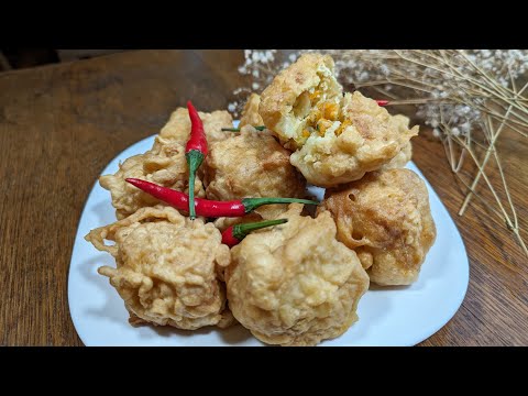 Crispy Indonesian Fried Stuffed Tofu – Street Food!